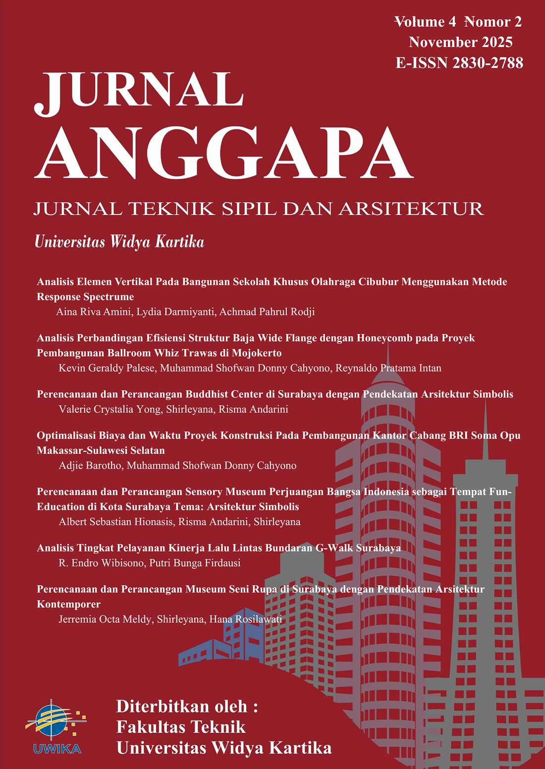 					View Vol. 4 No. 2 (2025): ANGGAPA Volume 4 No 2 November 2025
				